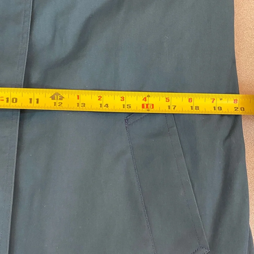 London Fog Trench Coat - Teal Blue - Picture 7 of 9